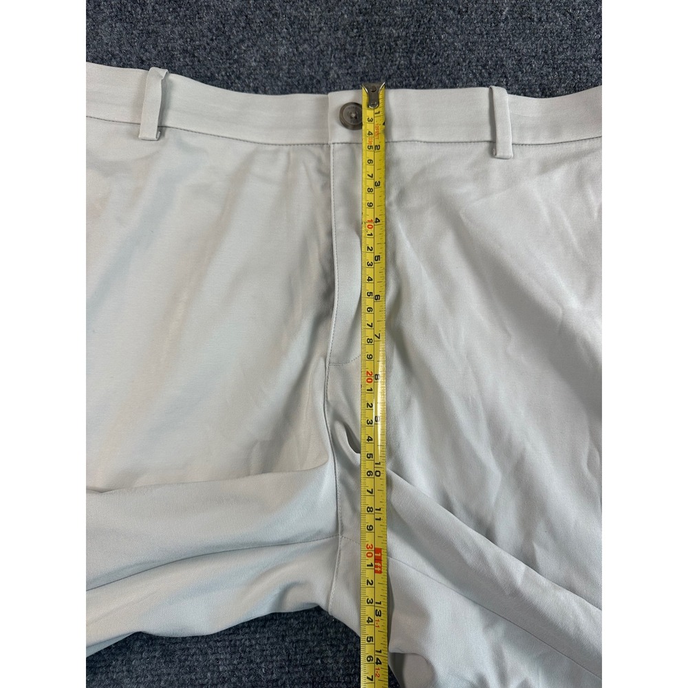 Nike Dri-FIT Golf Shorts Mens 38 Light Gray Performance Athletic Flat Front - Picture 8 of 9